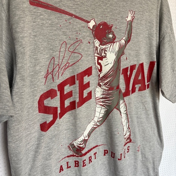 St. Louis Cardinals Albert Pujols #5 See Ya T-Shirt Large - Picture 3 of 5